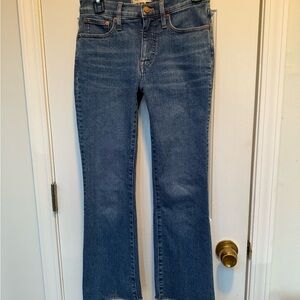 Madewell Ankle Jeans in Denim Blue